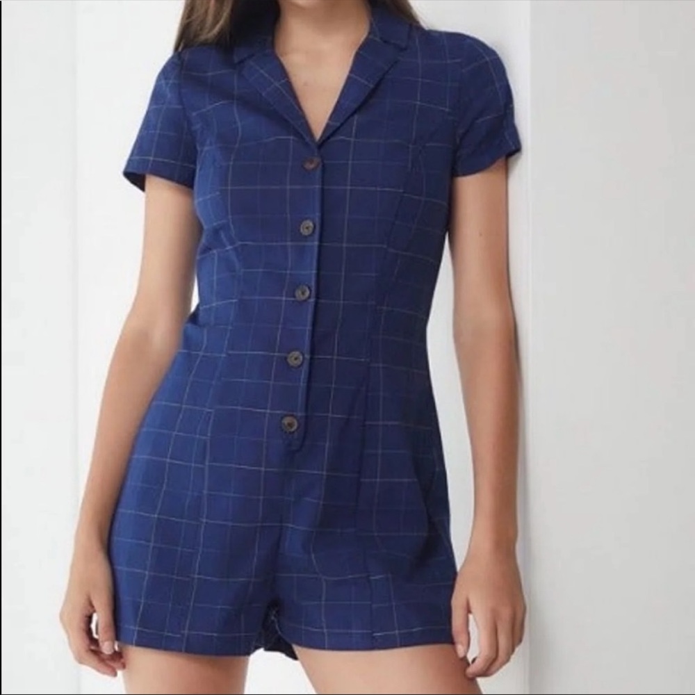 UO Button-Down Romper ❌SOLD❌ - Picture 4 of 5